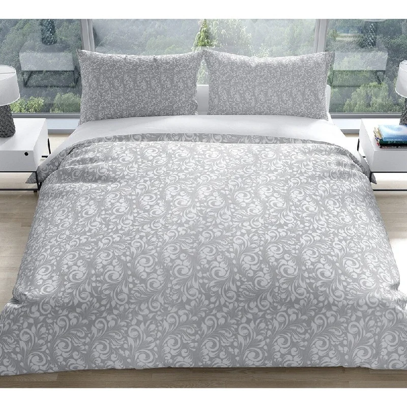 Cotton Pillows for Natural ComfortPLUMERIA GREY Pillow Case By Kavka Designs