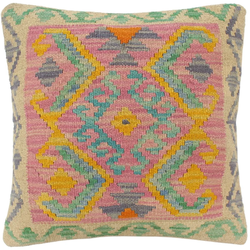 Silk Pillows for Smooth Skin and HairBohemian Turkish Knox Hand Woven Kilim Pillow