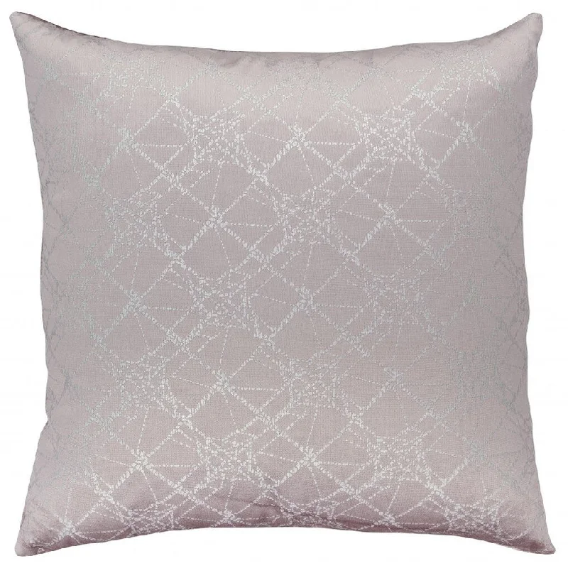 Kids Pillows with Fun DesignsSilver Patterned Throw Pillow