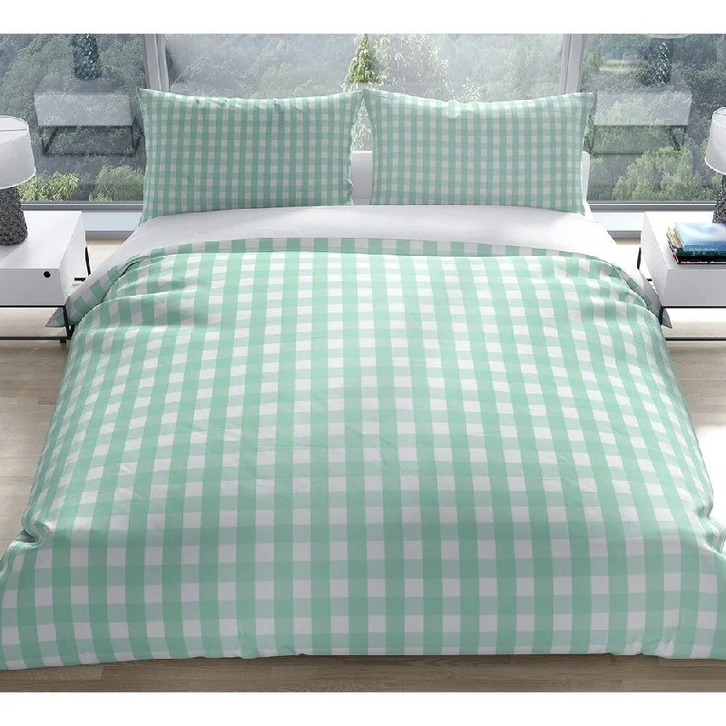 Silk Pillows for Smooth Skin and HairGREEN GINGHAM DREAM Pillow Case By Kavka Designs Silk Pillows for Smooth Skin and HairGREEN GINGHAM DREAM Pillow Case By Kavka Designs