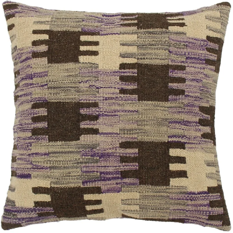 Cooling Pillows for Hot SleepersVena Purple/Gray Hand-Woven Kilim Throw Pillow - 1'6 x 1'6 Cooling Pillows for Hot SleepersVena Purple/Gray Hand-Woven Kilim Throw Pillow - 1'6 x 1'6