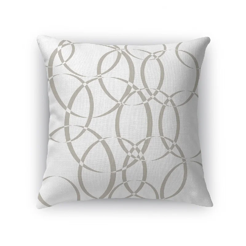 Feather Pillows for a Luxurious SleepPERFECT TIMING LIGHT BROWN & WHITE Accent Pillow By Jackie Reynolds Feather Pillows for a Luxurious SleepPERFECT TIMING LIGHT BROWN & WHITE Accent Pillow By Jackie Reynolds