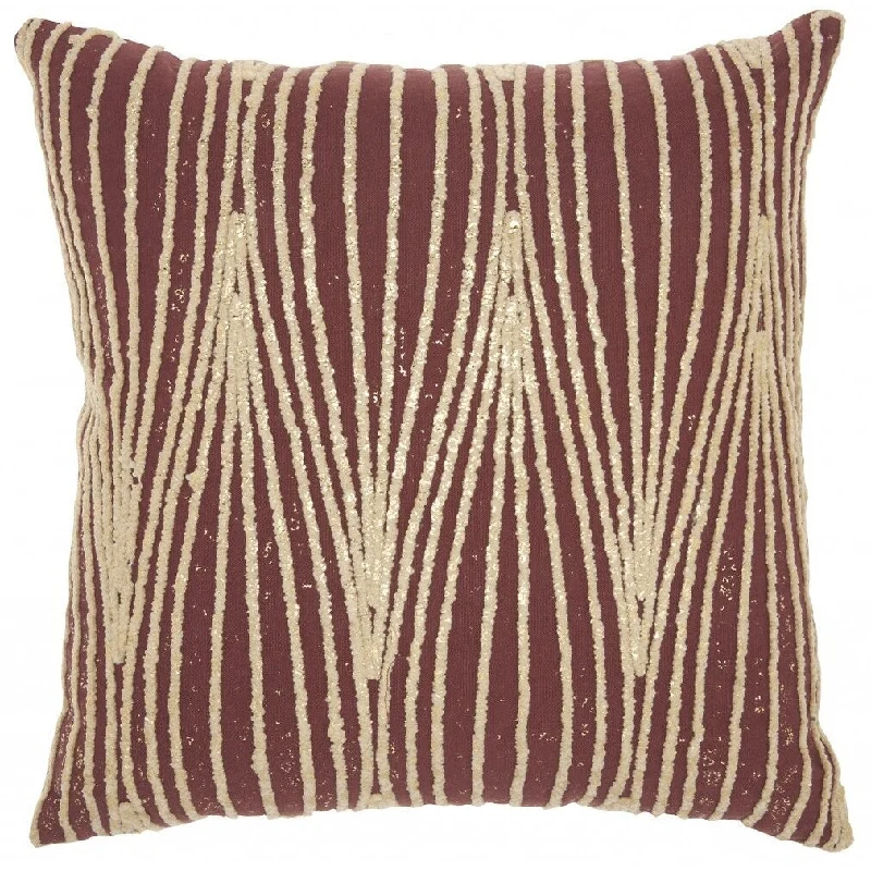 Feather Pillows for a Luxurious SleepContemporary Handcrafted Maroon Accent Throw Pillow Feather Pillows for a Luxurious SleepContemporary Handcrafted Maroon Accent Throw Pillow