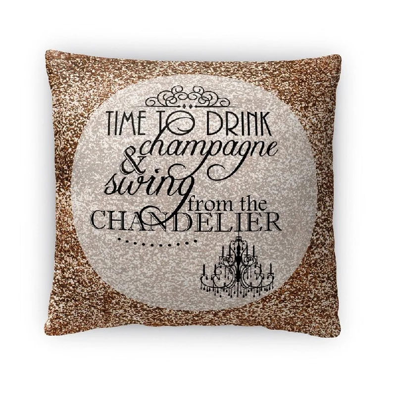 Adjustable Pillows for Customized ComfortKavka Designs brown/ black time to drink throw pillow Adjustable Pillows for Customized ComfortKavka Designs brown/ black time to drink throw pillow