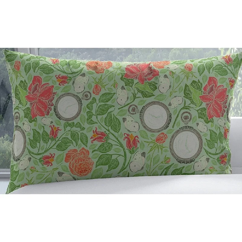 Down Alternative Pillows for Ethical ChoicesGARDENIA LIGHT GREEN Pillow Case By Kavka Designs Down Alternative Pillows for Ethical ChoicesGARDENIA LIGHT GREEN Pillow Case By Kavka Designs