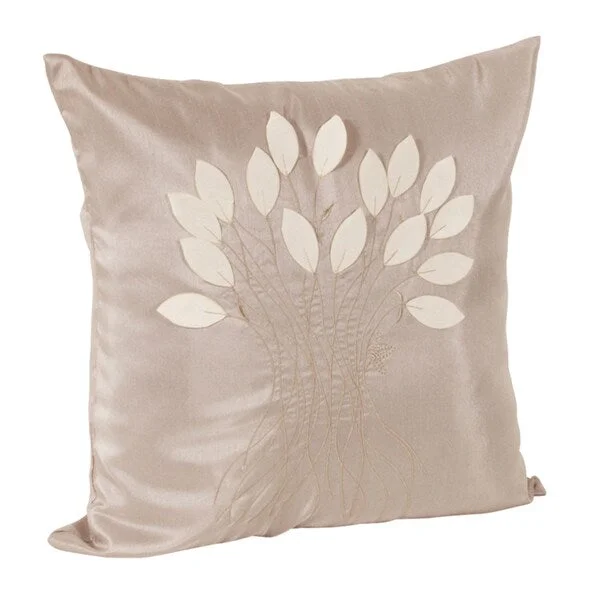 Kids Pillows with Fun DesignsLeaf Design Oyster Decorative Throw Pillow