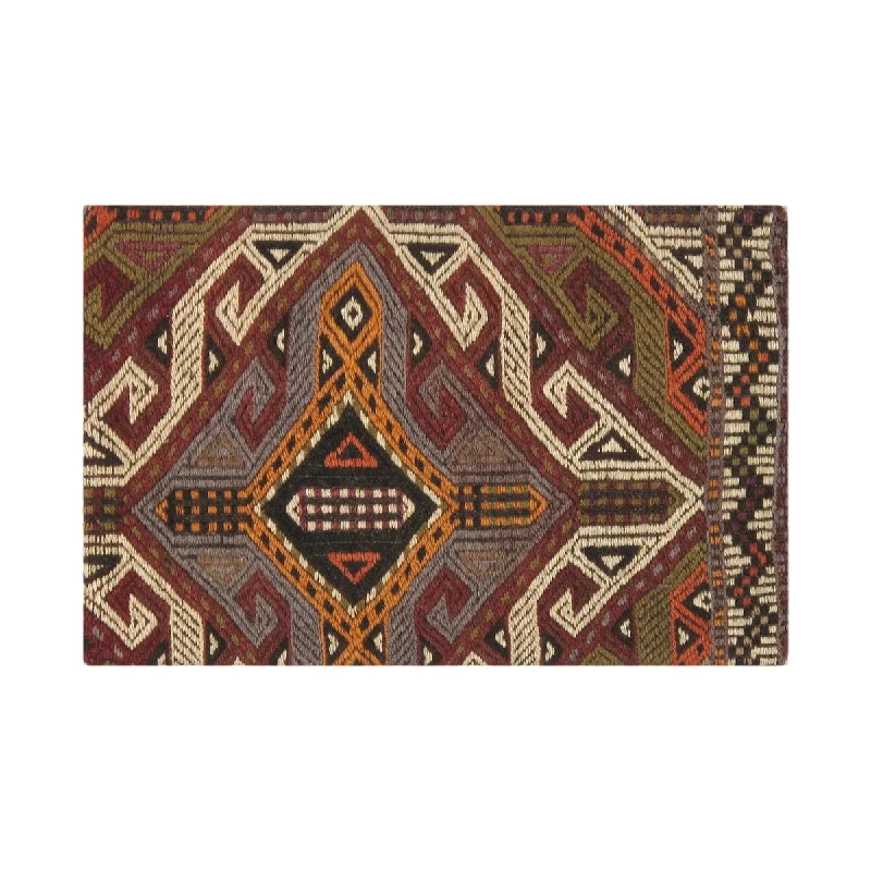 Plush Pillows for a Cozy BedPasargad Home Turkish Vintage Pillowcase Multicolor - 15" x 24" Plush Pillows for a Cozy BedPasargad Home Turkish Vintage Pillowcase Multicolor - 15" x 24"