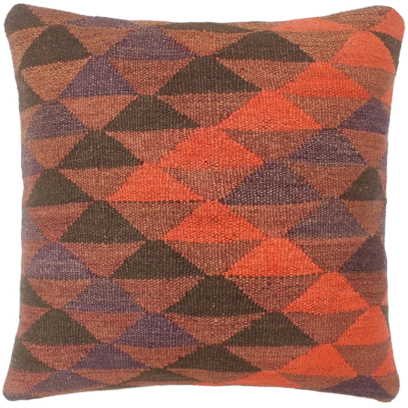 Back Support Pillows for Office ChairsBohemian Turkish Dinh Hand Woven Kilim Pillow