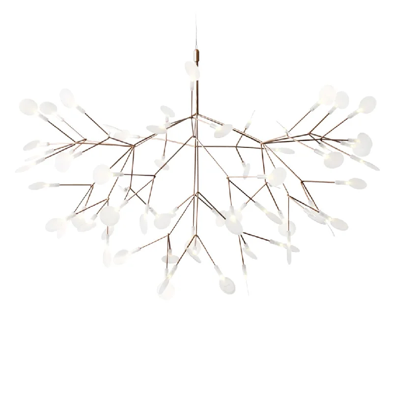 Chandeliers with Metal Frames in Black FinishHeracleum III Large Suspended