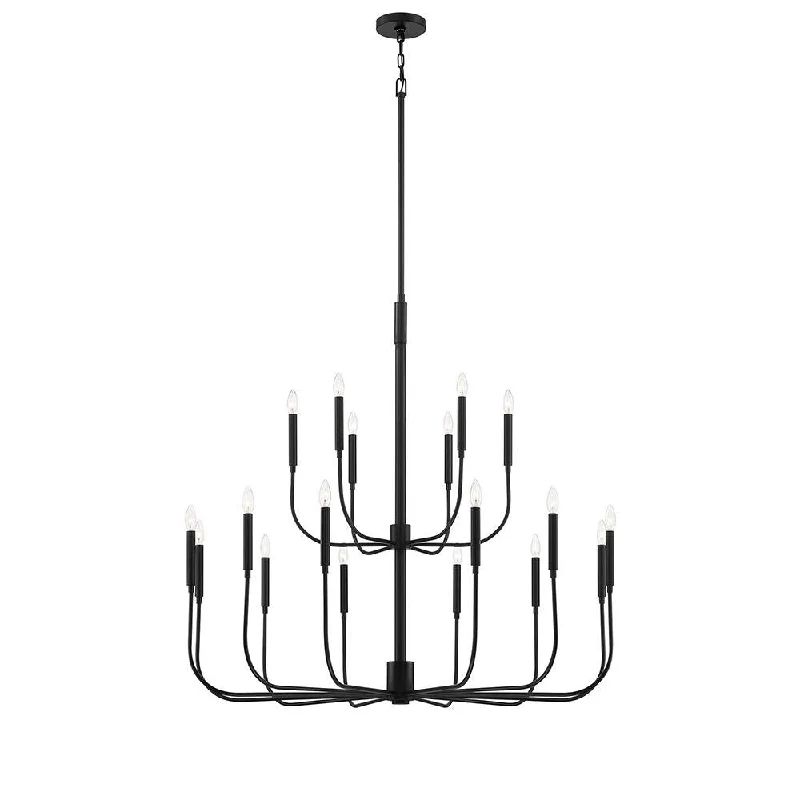 Chandeliers with Sputnik - Style Design for a Futuristic VibeBeverly 18 Light Chandelier - Black