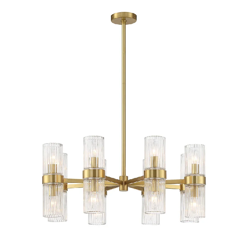 Chandeliers for Living Rooms to Create a Focal PointCharlotte 16 Light Chandelier - Brass