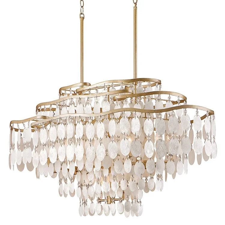 Chandeliers with Clear Crystal for a Sparkling EffectDolce Twelve-Light Linear Chandelier