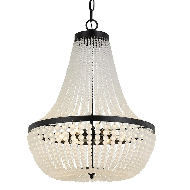 Chandeliers with Venetian Glass for a Luxurious LookRylee Six-Light Chandelier