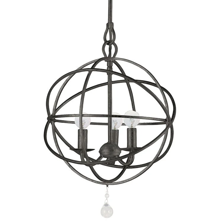 Chandeliers with Venetian Glass for a Luxurious LookSolaris Three-Light Mini Chandelier