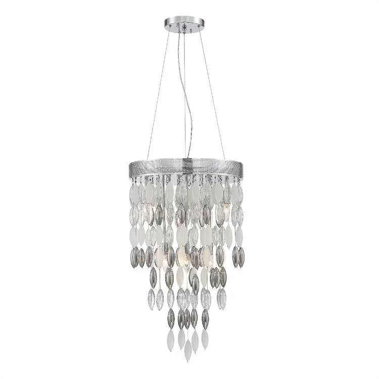 Chandeliers with Murano Glass for a High - End Artistic TouchHudson Six-Light Chandelier