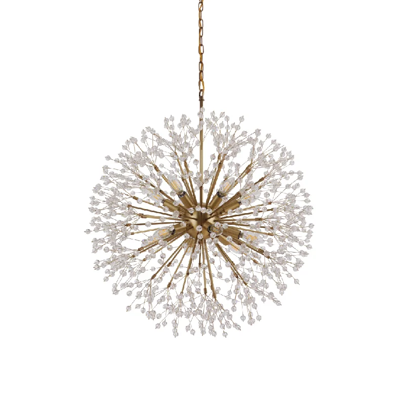 Chandeliers with Adjustable Arms for Directional LightingDandelion 12 Light Chandelier