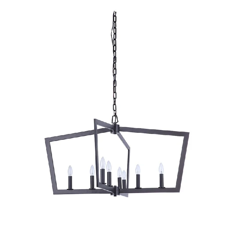 Bohemian - Style Beaded Chandeliers for Eclectic DecorDexter 8 Light Chandelier - Black