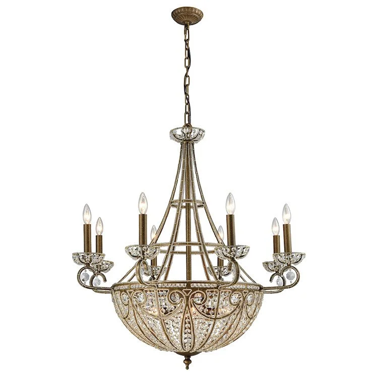 Chandeliers for Living Rooms to Create a Focal PointElizabethan Fourteen-Light Two-Tier Chandelier