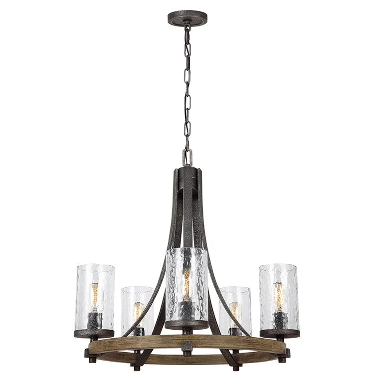 Chandeliers with Adjustable Arms for Directional LightingAngelo Five-Light Single Tier Chandelier