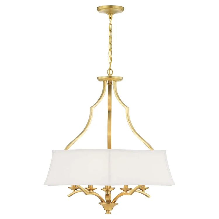 Chandeliers with Adjustable Height for Custom InstallationCarriage Hill Six-Light Pendant