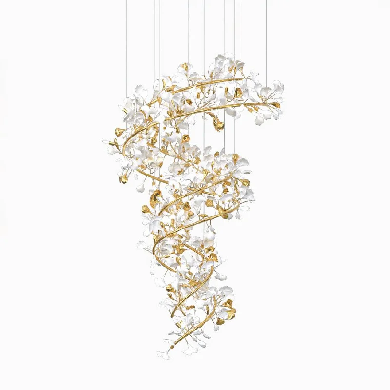 Rustic Wood Chandeliers for Country - Style HousesGingko Chandelier Q