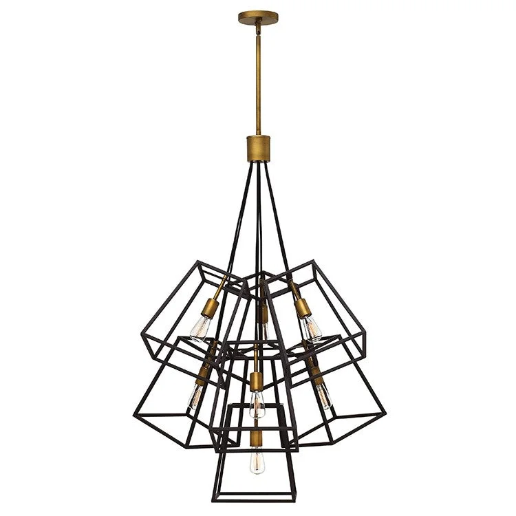 Victorian - Inspired Chandeliers with Ornate DetailsFulton Seven-Light Large Foyer Pendant