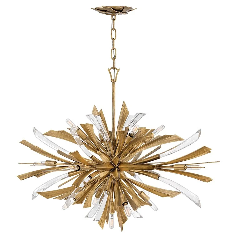 Chandeliers with Adjustable Arms for Directional LightingVida Thirteen-Light Chandelier by Frederick Raymond