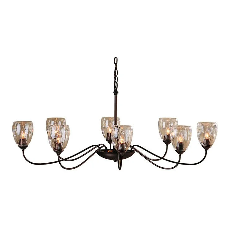 Rustic Wood Chandeliers for Country - Style HousesOval Large Eight-Light Chandelier