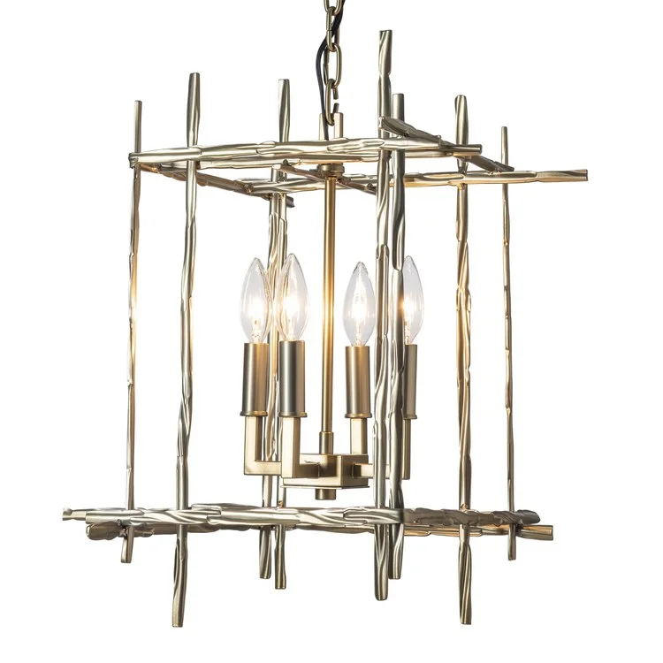 Art Deco Chandeliers for a Retro - Glam LookTura Small Four-Light Chandelier