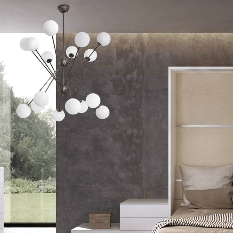 Chandeliers with Dimmable Lights for Ambiance ControlItalian Contemporary Web Chandelier