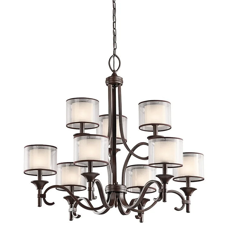 Mini Chandeliers for Adding Charm to Small SpacesLacey Nine-Light Chandelier