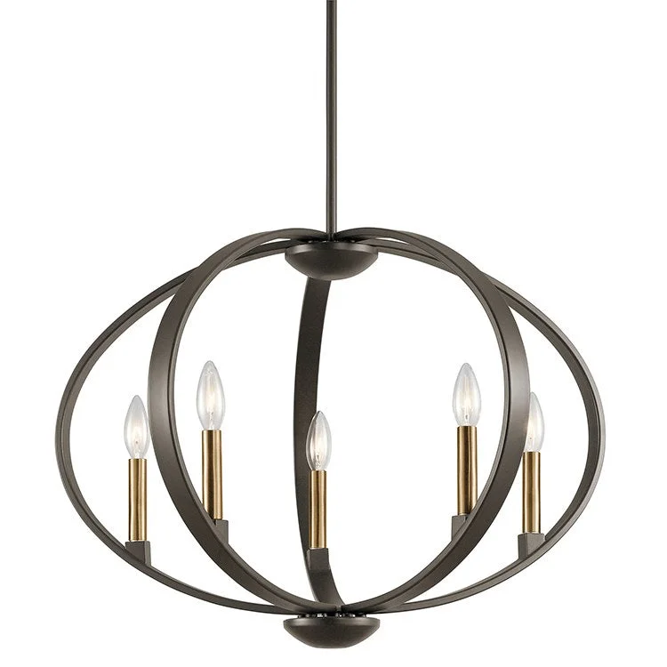 Modern Crystal Chandeliers for Contemporary HomesElata Five-Light Chandelier/Pendant