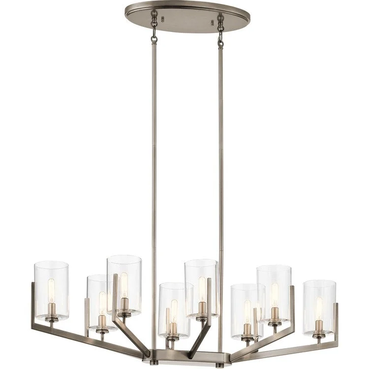 Chandeliers with Sputnik - Style Design for a Futuristic VibeNye Oval Eight-Light Chandelier