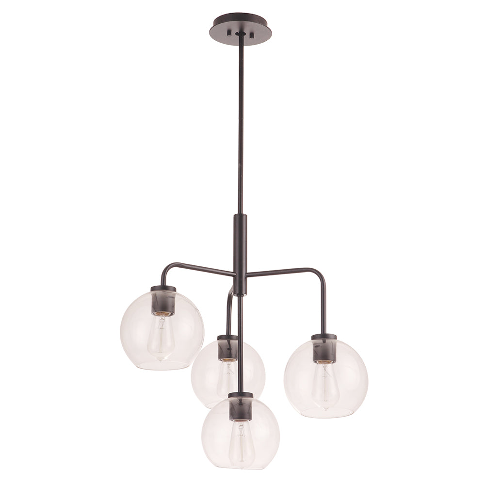 Chandeliers with Pendant Lights for a Stylish LookKnox 4 Light Pendant - Black