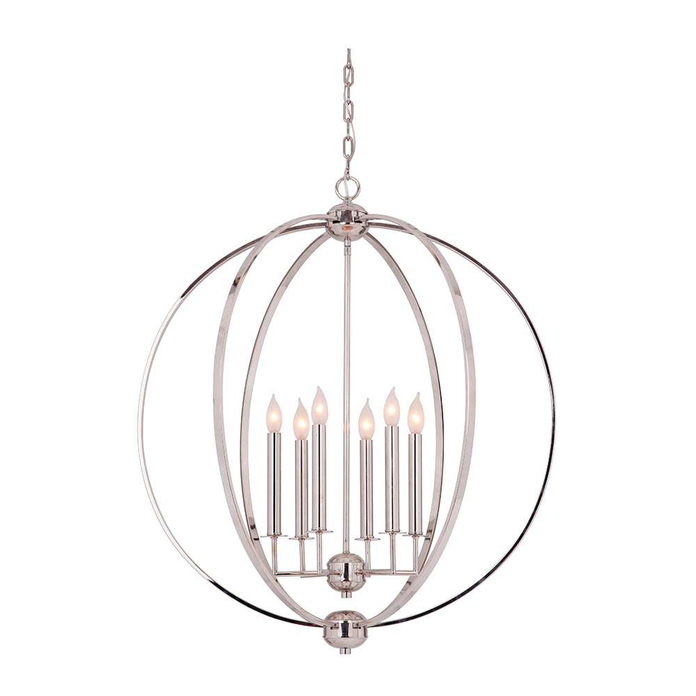 Small Chandeliers for Compact RoomsLucille Six Light Chandelier