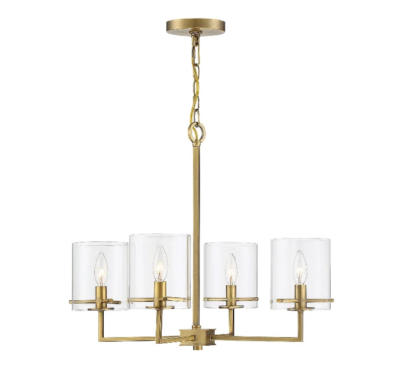 Oversized Chandeliers as a Statement Piece in Living RoomsFour Light Chandelier