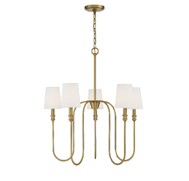 Mid - Century Modern Chandeliers for Vintage AppealFive Light Chandelier