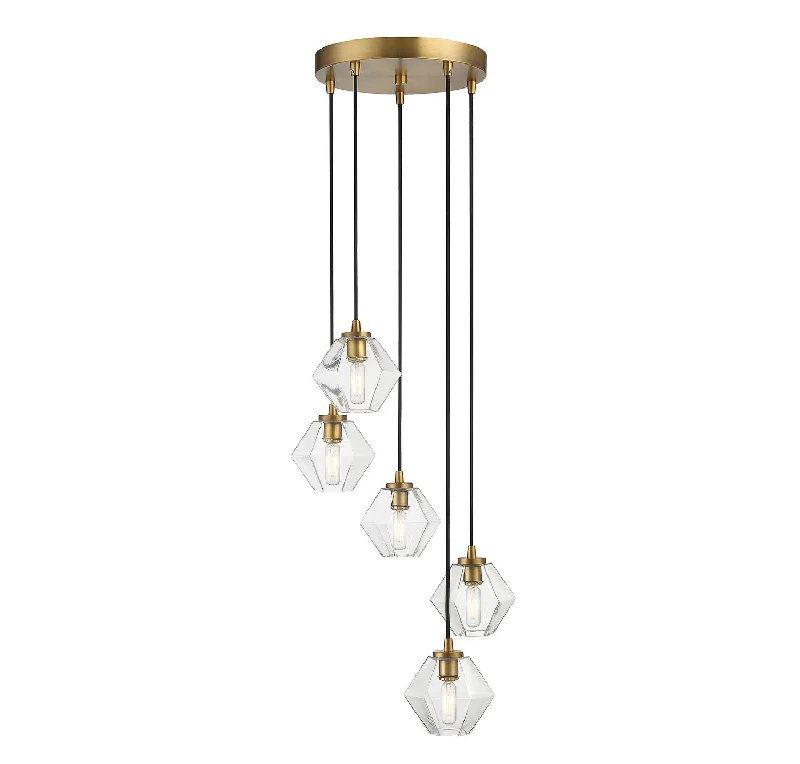 Chandeliers with Dimmable Lights for Ambiance ControlFive Light Chandelier