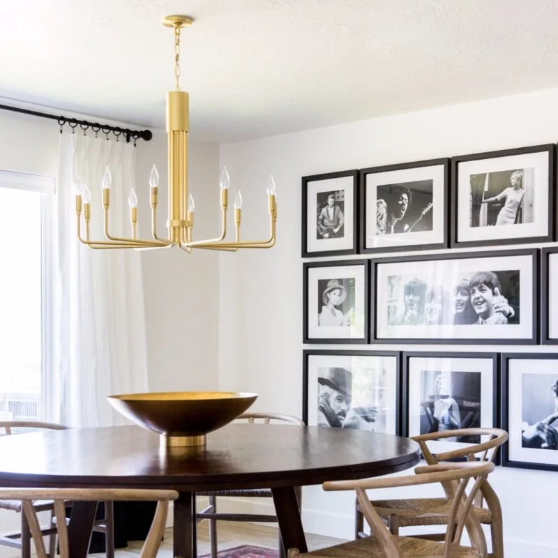 Chandeliers with Pendant Lights for a Stylish LookMid-Century Modern Candelabra Chandelier