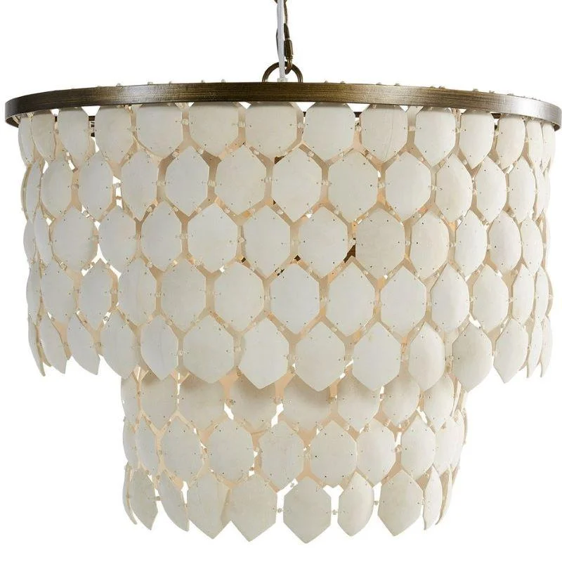 Chandeliers with Murano Glass for a High - End Artistic TouchOrganic Coconut Shell Chandelier