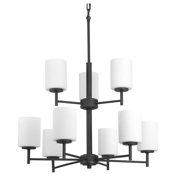 Incandescent Chandeliers for a Warm and Traditional GlowReplay Nine-Light, Two-Tier Chandelier