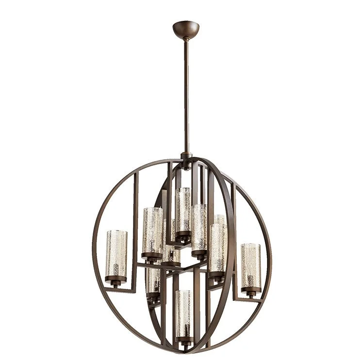 Modern Crystal Chandeliers for Contemporary HomesJulian Ten-Light Two-Tier Chandelier