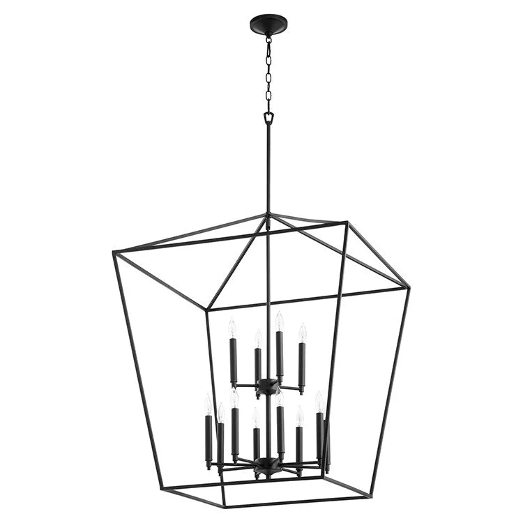 Chandeliers for Low Ceilings to Avoid OvercrowdingGabriel Twelve-Light Two-Tier Foyer Pendant