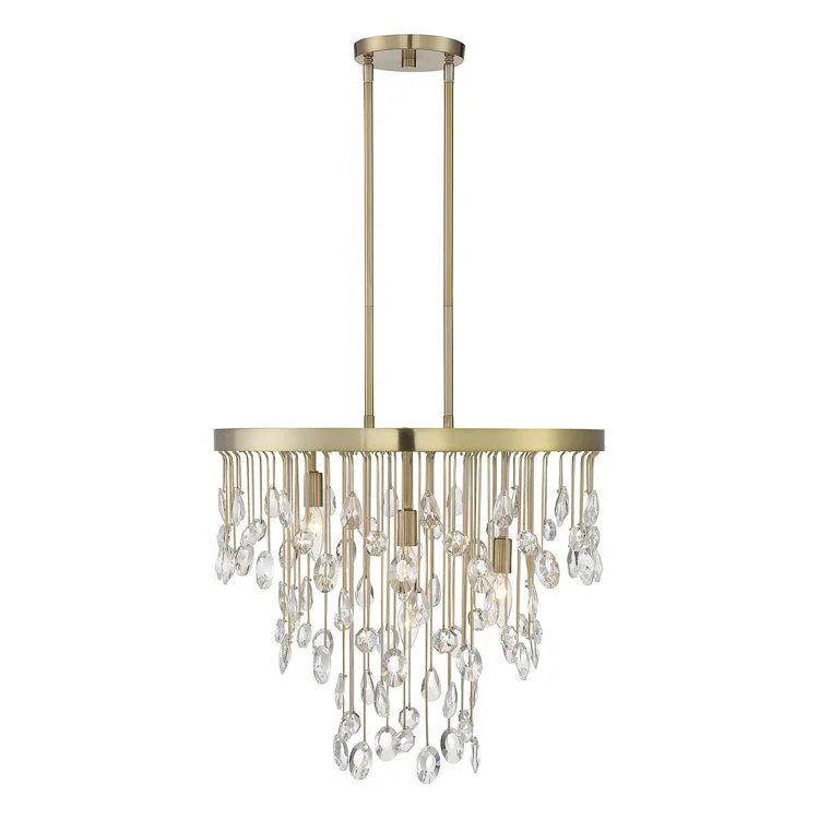 Chandeliers for Low Ceilings to Avoid OvercrowdingLivorno Four-Light Chandelier