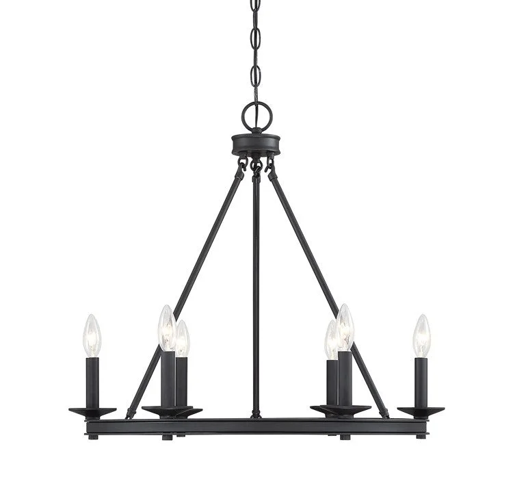 Art Deco Chandeliers for a Retro - Glam LookMiddleton Six-Light Chandelier