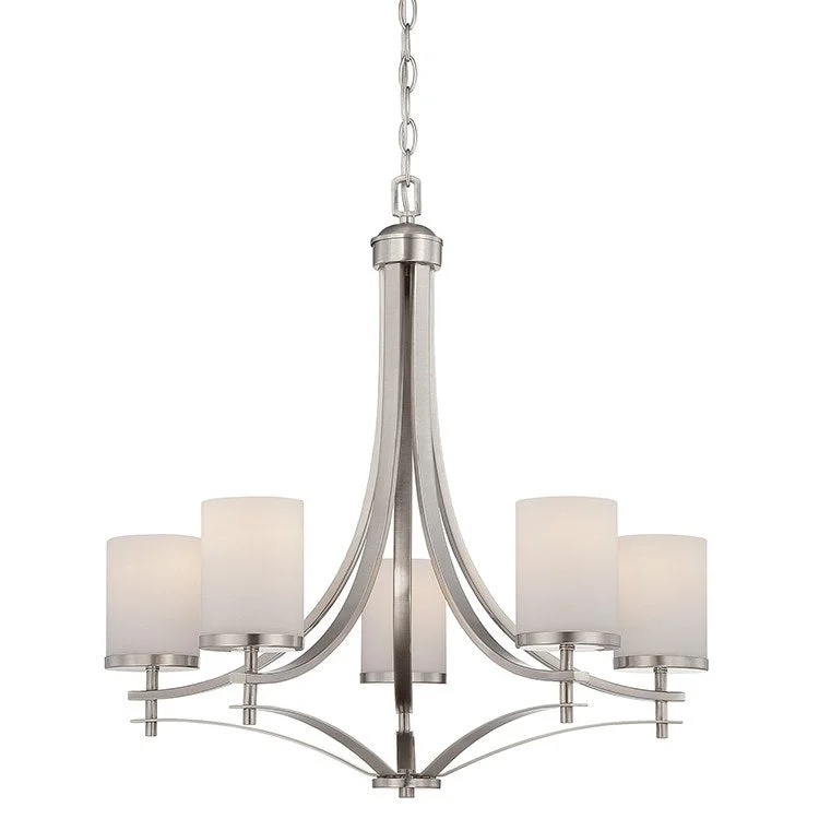 Chandeliers with Candle - Style Bulbs for a Classic AestheticColton Five-Light Chandelier