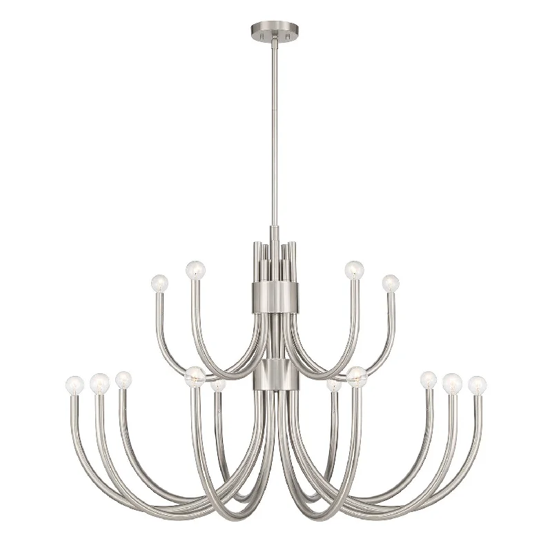 Chandeliers for Low Ceilings to Avoid OvercrowdingSorrento 15 Light Chandelier