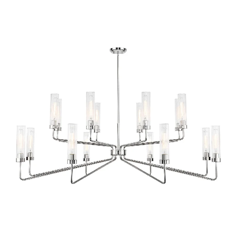 Chandeliers with Adjustable Height for Custom InstallationBaker 16 Light Chandelier