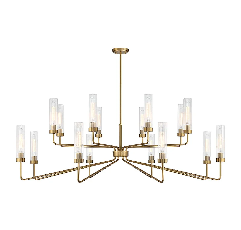 Chandeliers for Low Ceilings to Avoid OvercrowdingBaker 16 Light Chandelier