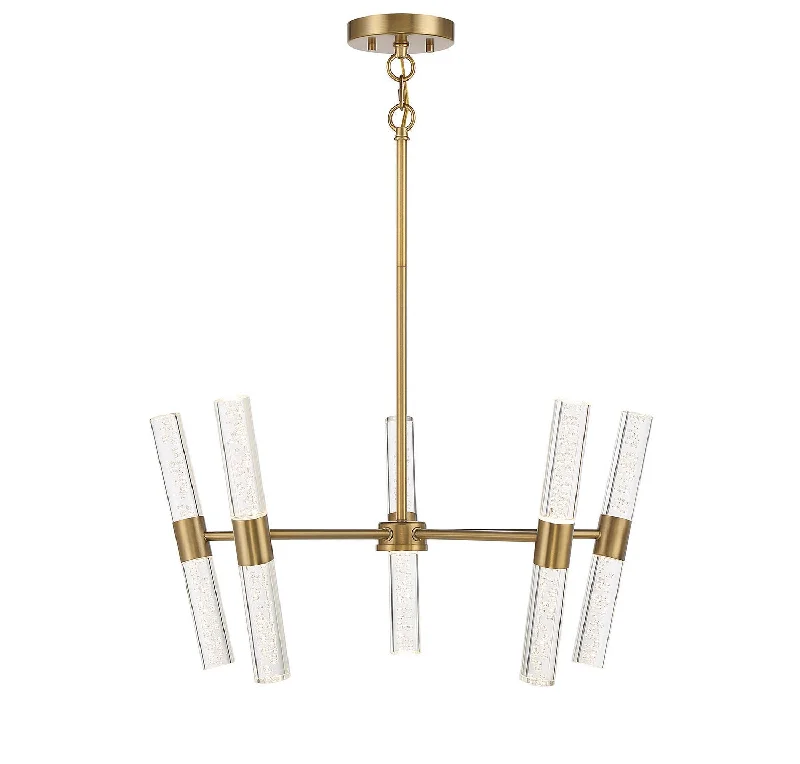 Chandeliers with Metal Frames in Gold FinishArlon LED Pendant